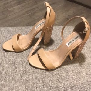 Steve Madden sparkly chunky heels